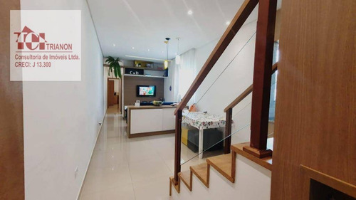 Cobertura Com 2 Dormitórios À Venda, 92 M² Por R$ 409.000,00 - Vila Assunção - Santo André/sp - Co0950