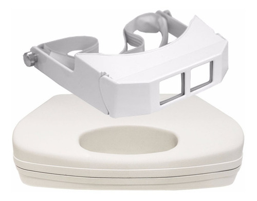 Imagem 2 de 7 de Lupa De Cabeça Pala Aumento 5x Visor Articulado Estética