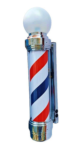 Barber Pole Giratório Voltagem Bivolt 70cm De Altura.