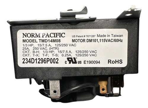 Timer Reloj Para Secadora Mabe 234d1296p002 Original