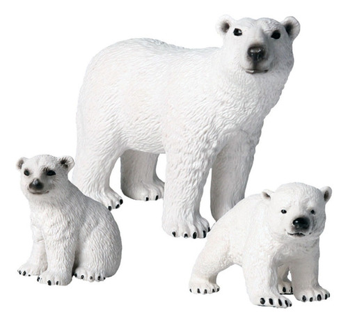 Zlj Figuras Animales Coleccionables Miniaturas Osos Polares