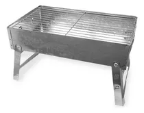 Comprar Parrillero Parrilla Barbacoa Portatil Plegable Carbon Asador Color Plateado