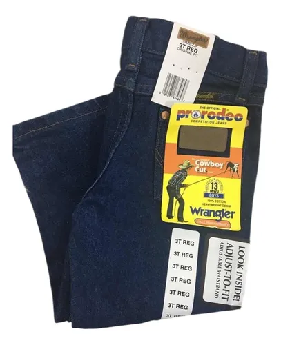 Wrangler Jeans Blue Denim 13mwzjp Childs/niños Pequeños.