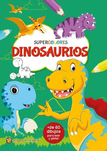 Supercolores Dinosaurios Libro Para Niños Para Colorear 2352