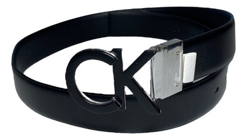 Cinto Reversible Caballero Hombre Calvin Klein 11ka010021 Color Negro Talla S