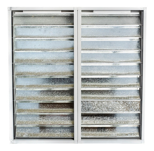 Persiana Metálica Movil Reforzada Extractor De Aire 75 Cm Baño/cocina Gatti Ventilación