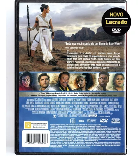 Blu-ray Star Wars - A Ascensão Skywalker - Original Lacrado