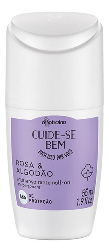 Desodorante Roll-on Cuide-se Bem Rosa E Algodão 55ml