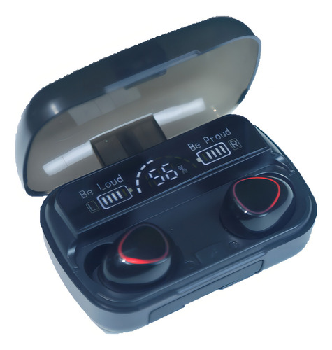 Audifono In Ear Tactil Bluetooth Bw-m10 Color Negro