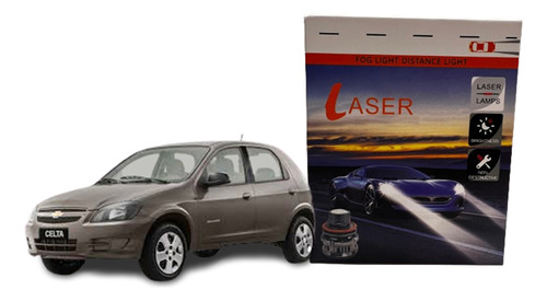 Luces Cree Led Laser  Chevrolet Celta (instalación)