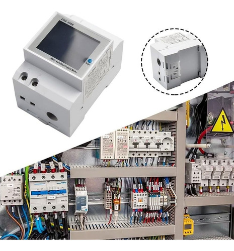Voltímetro Digital Lcd Ac Amperímetro Ac40-450v Multímetro 6