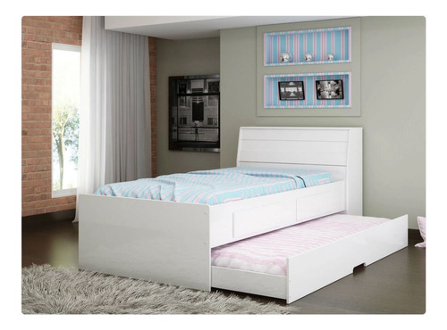 Cama 1 Plaza Con Cama Auxiliar Teen 