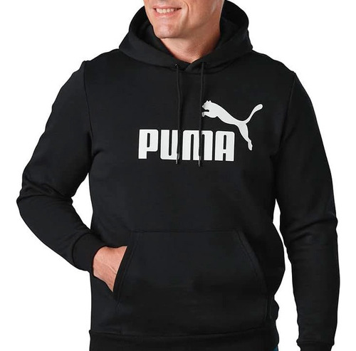 Sudadera Puma Negra Casual Para Hombre