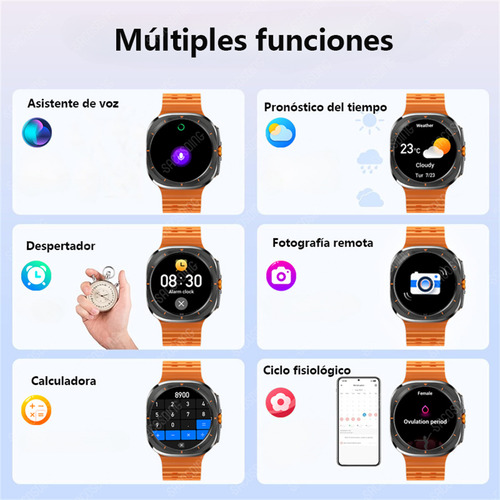 Smartwatch Reloj Inteligente Hombres Gps Track Para Android