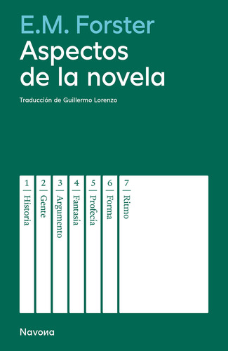 Aspectos De La Novela, De E.m. Forster., Vol. 1. Editorial Navona, Tapa Blanda, Edición 1 En Español