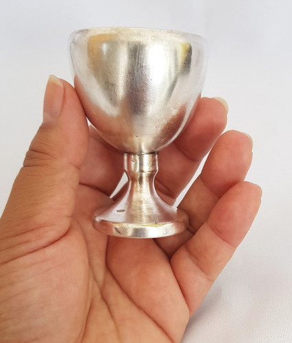 Taça Para Licor Antiga De Prata De Mesa Decoração 1 Unidade