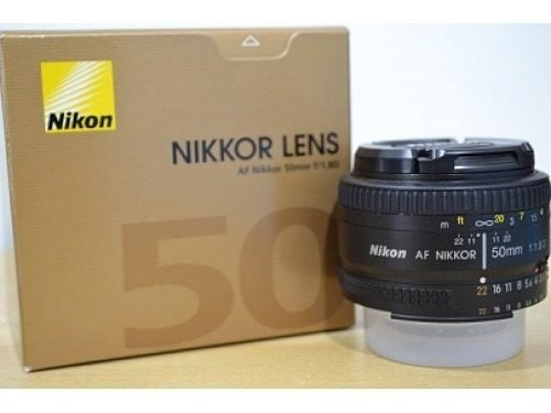 Lente Nikon Af Nikkor 50mm F/1.8d Nova Com Garantia F1.8 Fx