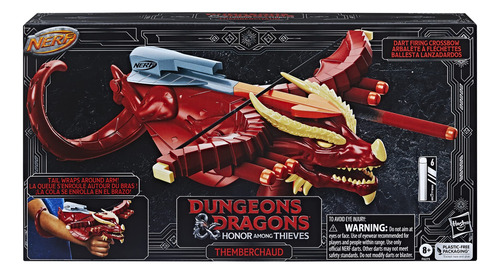 Ballesta Nerf Dungeons & Dragons Themberchaud Con 6 Dardos