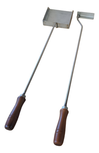 Accesorios P/parrilla Asador Palita Y Atizador Acero Inox