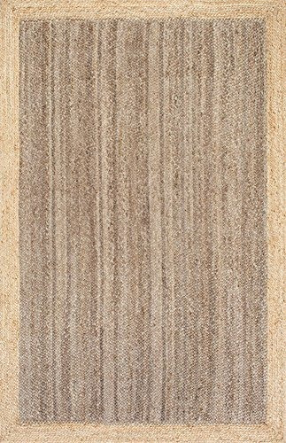 Nuloom Eleonora Alfombra Tejida A Mano De Yute, 2x3 Ft, Gris