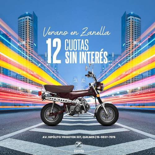 Imagen 1 de 25 de Zanella Hot 90 Mini Moto Financia En 12 Cuotas Sin Interés! 