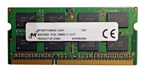 Memoria RAM color verde 8GB 1 Micron MT16KTF1G64HZ-1G6N1