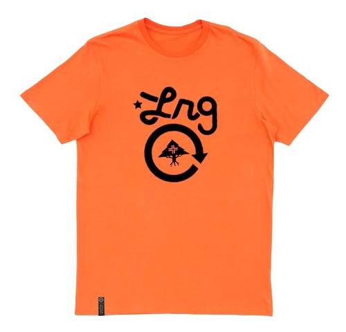Camiseta Lrg Cycle Logo - Laranja Original C/ Nf-e