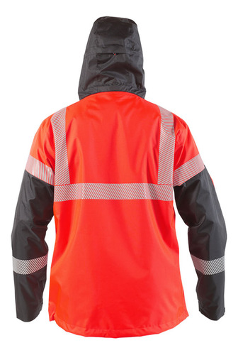Parka Reflectiva Hw Skorpio 3 En 1 Rojo Fluor