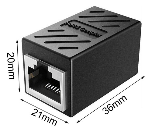 Acoplador Rj45, Extensor Ethernet, Conector De Cable De