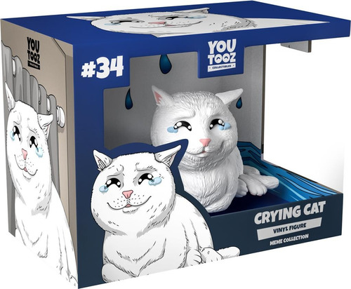 Crying Cat Gato Llorando Meme Figura Youtooz #34