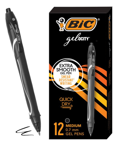 Lapiceras Ballpoint Bic Set 12 U Black4