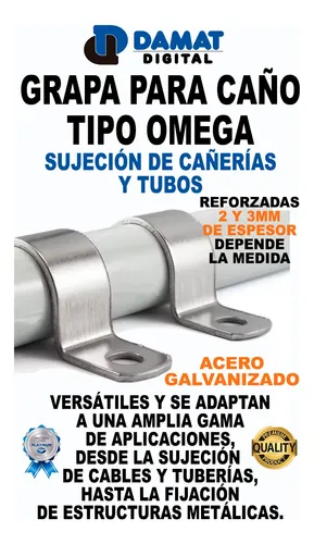 Grampa Abrazadera Para Caño 6 Pulgadas Omega Metal