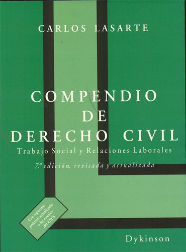 Compendio De Derecho Civil Trabajo Social Y Relaciones La...