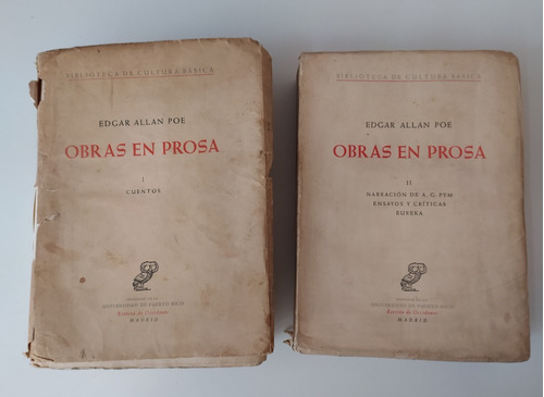 Edgar A. Poe 2 Obras En Prosa Traducción Julio Cortazar 