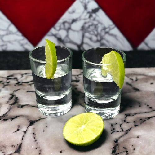 Vaso Tequilero Redondo De 54ml 2 Oz Caja De 24 Piezas