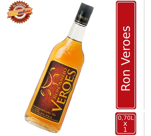 Ron Añejo Veroes Venezolano - mL a $73