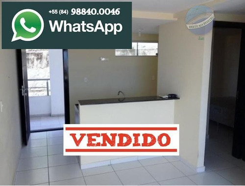 Imagem 1 de 15 de Apartamento Em Ponta Negra, Flat Com 2 Quartos, Vistas Para O Mar E Morro De Careca - Ap0069