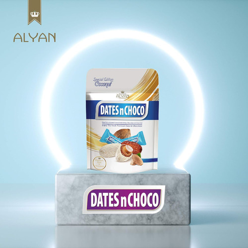 Dátiles Premium Con Almendra Recubiertos De Chocolate Blanco