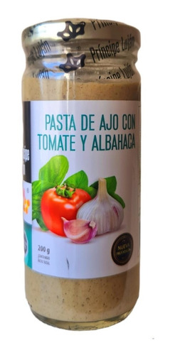 Pasta De Ajo Con Tomate Y Albahaca X 200 Gr - Príncipe Luján