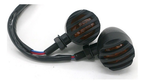 Intermitentes Con Rejilla Para Bobber Cafe Racer Chopper
