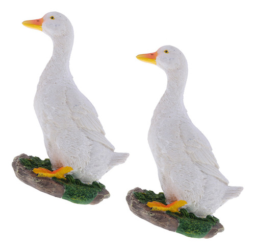 Estatuas De Animales De Resina En Miniatura 2x Adornos De