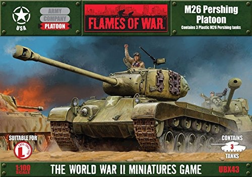 Flames Of War (wwii): (ee. Uu.) M26 Pershing Platoon