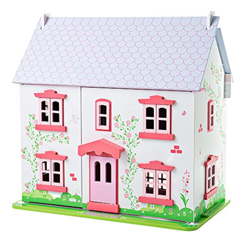 Bigjigs Juguetes Heritage Playset Rose Cottage