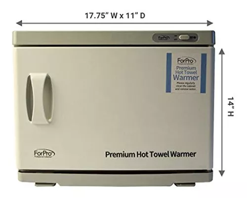 ForPro - Calentador de toallas calientes de primera calidad, esterilización  UV, permite esterilización de máscaras, capacidad extragrande, dos