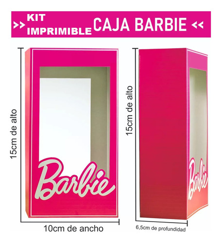 Vector Caja Barbie Muñeca Dulce Jugueteria Coleccion