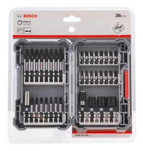 Bosch Kit De Puntas Y Dados 36 Piezas 