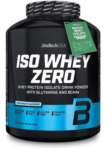 Iso Whey Zero 5 Libras -  Biotechusa Sabor Coconut