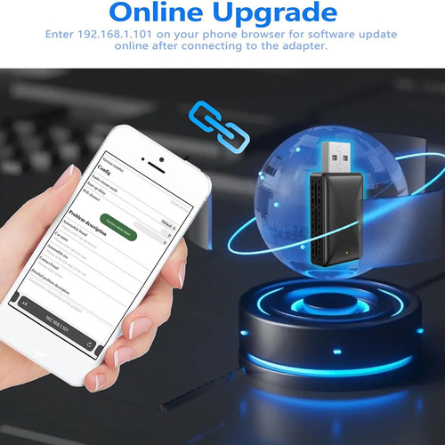 Adaptador Inalámbrico Automático Android 2 En 1 Y Adaptador