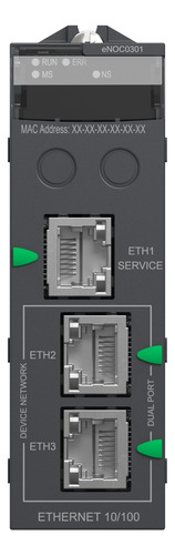 Bmenoc0301 Plc Network Module, Modicon M580, Ethernet Ip/mo