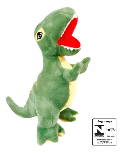 Peluche de dinosaurio Tyrannosaurus Rex, colores variados, 33 cm